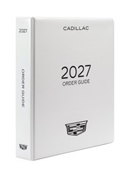 2027 CADILLAC PRINTED ORDER GUIDE